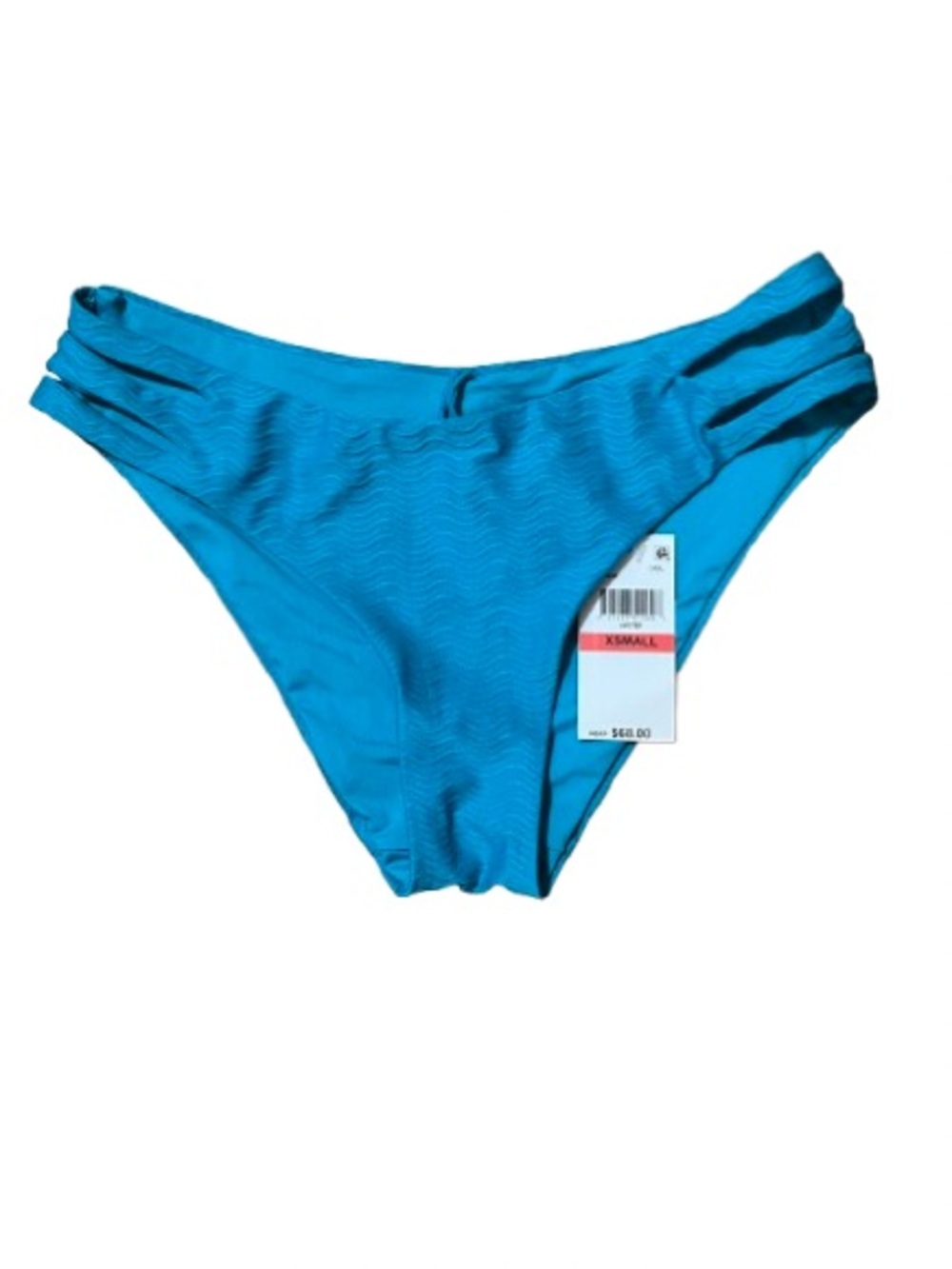 NWT Becca Hipster Turquoise Bikini Bottoms - Bright Blue Swimwear Size XS